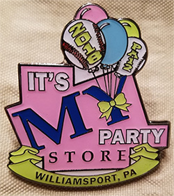 Its My Party Store Pin
